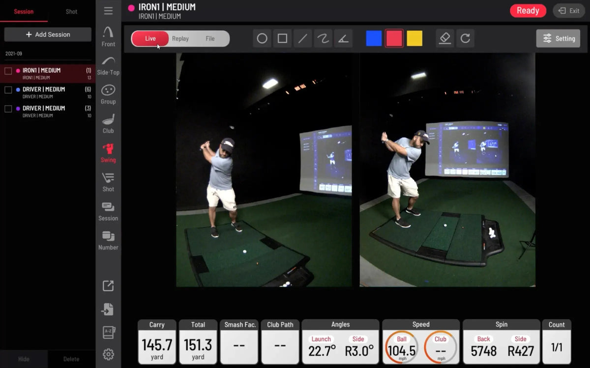 Uneekor Performance Swing Optix Camera Set