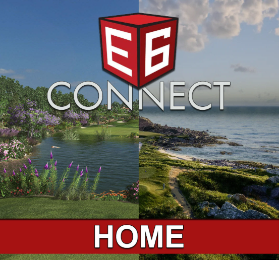 E6 CONNECT Home Golf Simulation Software by TruGolf