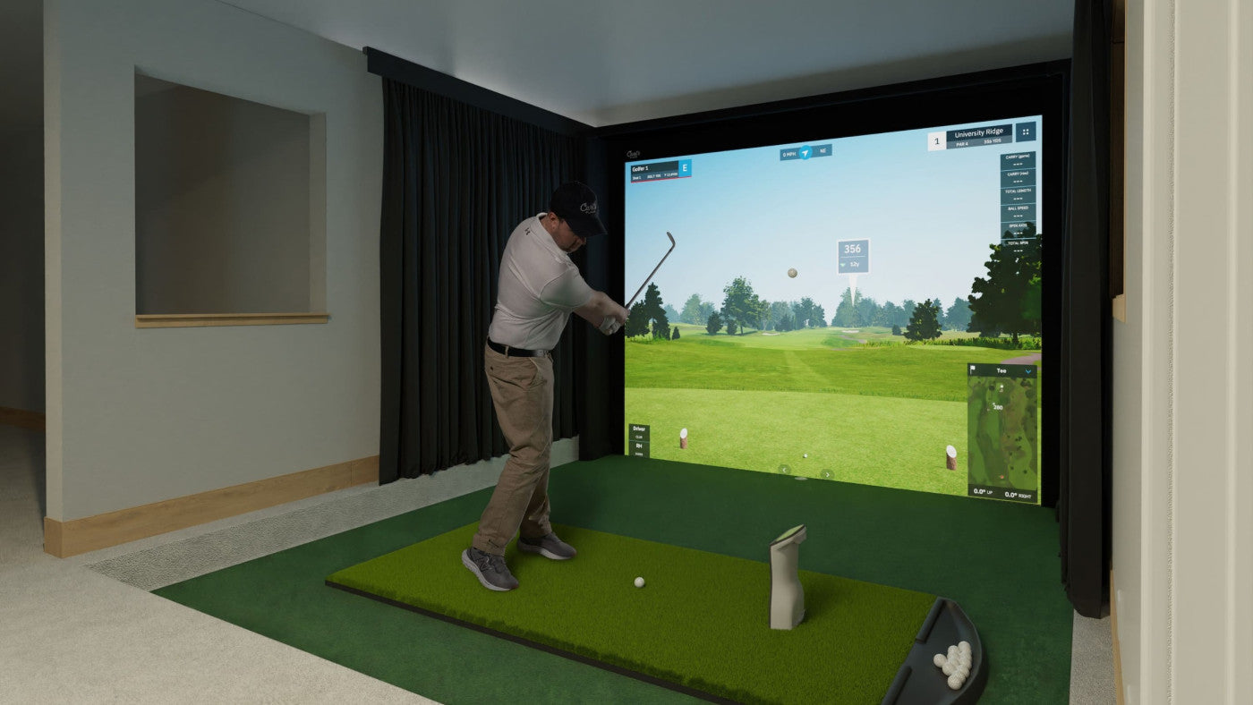 DIY Golf Enclosure Kit with Impact Screen from Carl's Place